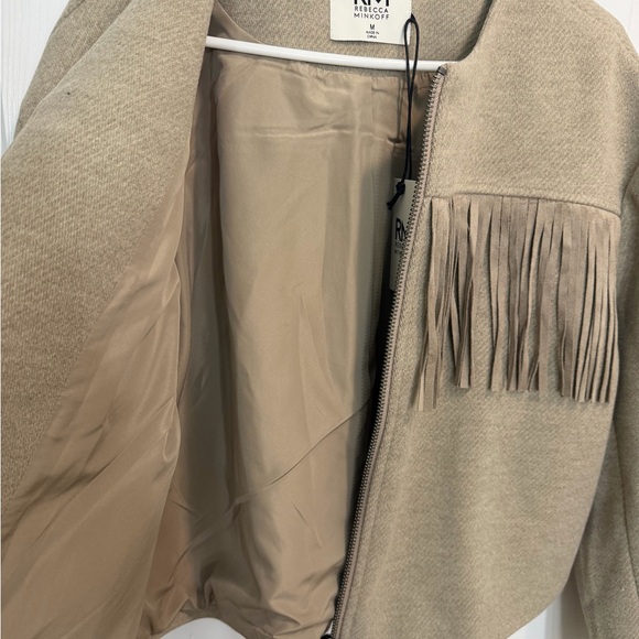 RM Fringe Jacket in Tan - Picture 6 of 9